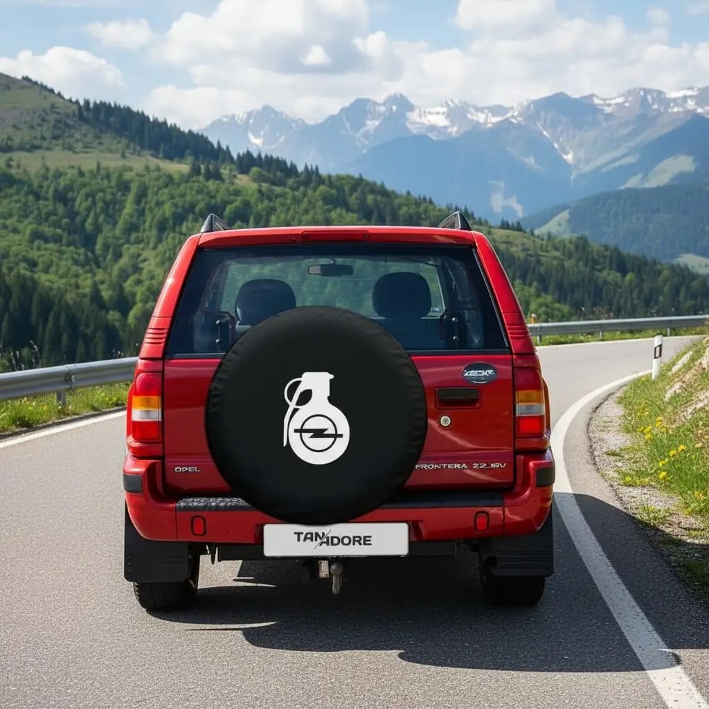 Grenade Opel Logo Spare Wheel Tire Cover